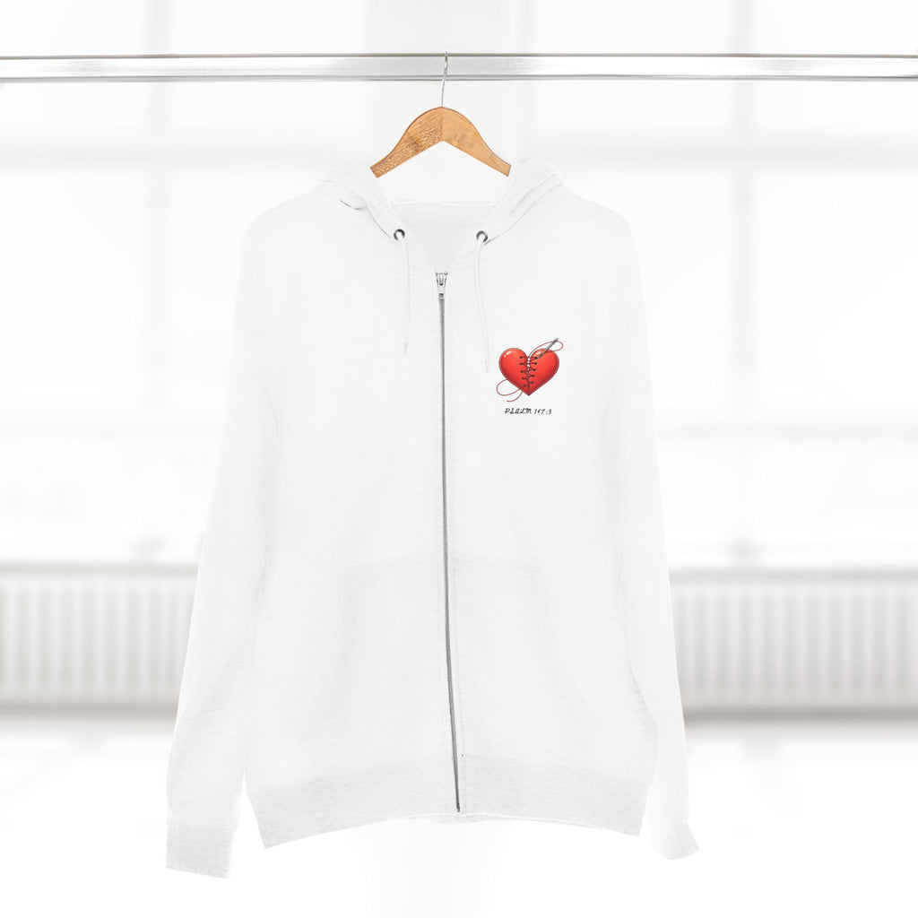He Heals the Brokenhearted Zip Hoodie