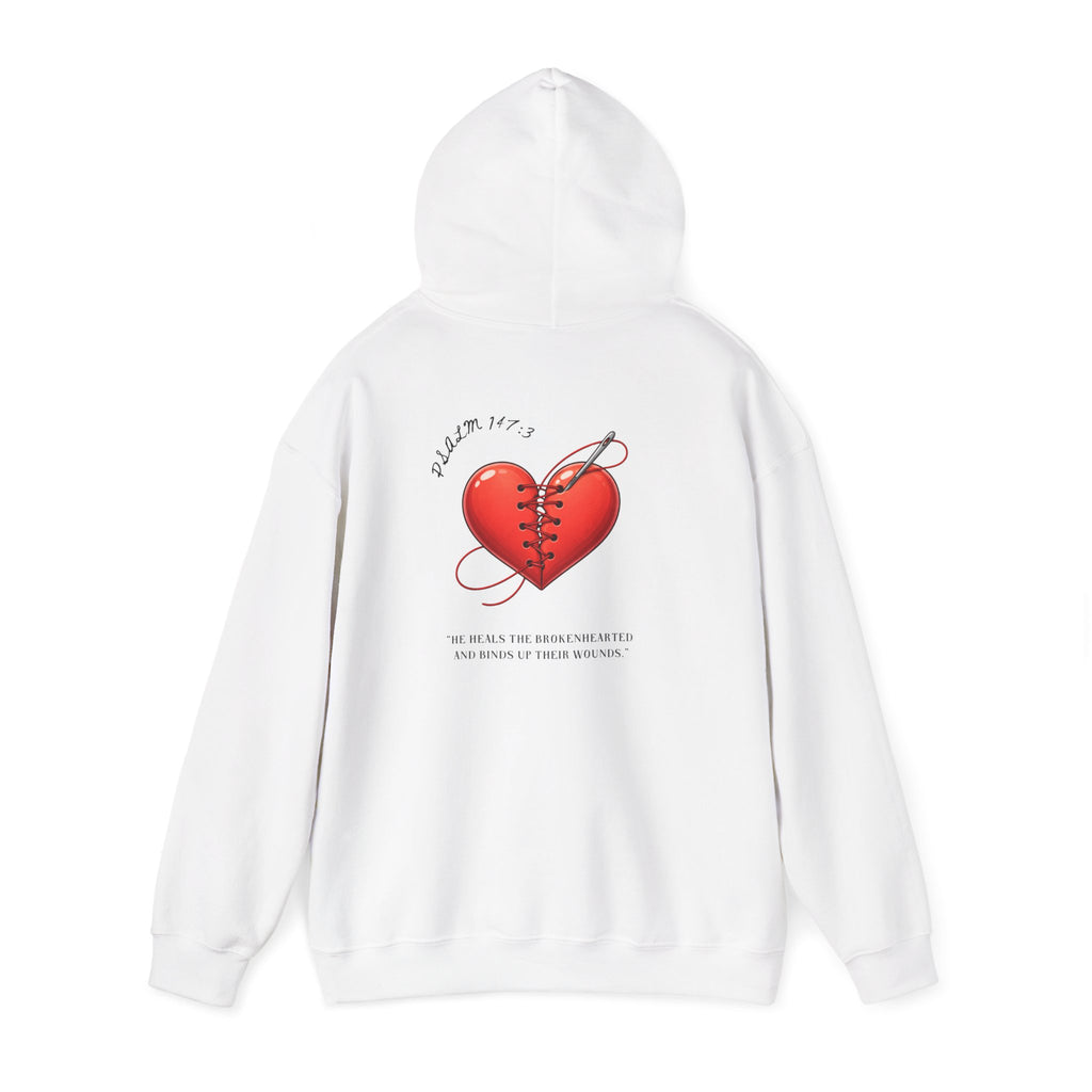 He Heals the Brokenhearted Hoodie